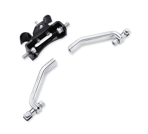 Harley Davidson 50855-09 Whiskers Adjustable Highway Bar KIT-HIWAY PEG FRAME MNT,CHRM,S