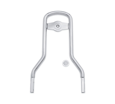 Harley Davidson 52300018 Standard Mini-Medallion Style Sissy Bar Upright UPRIGHT,RND BAR,STD HEIGHT,CHR