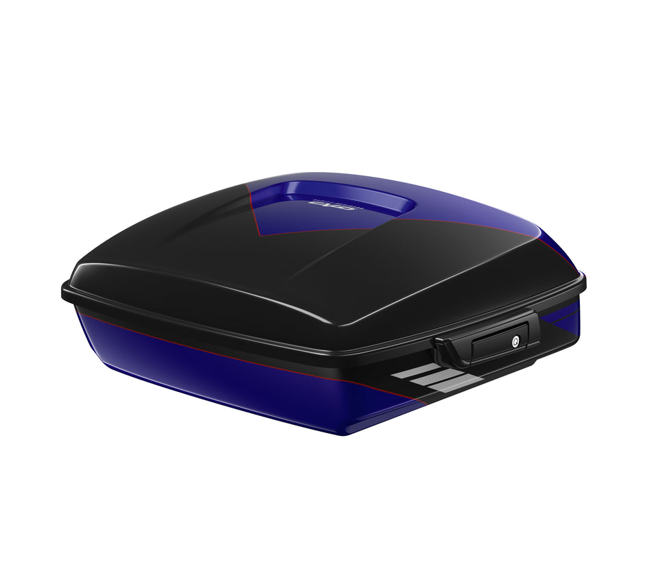 Harley-Davidson 53001188EZG Chopped Tour-Pak Luggage - Blue Streak