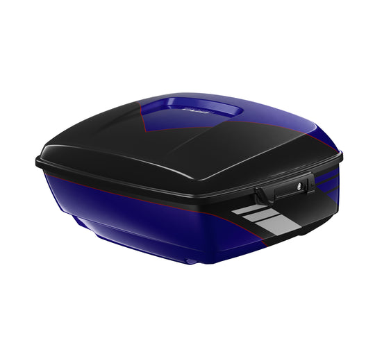 Harley-Davidson 53001230EZG King Tour-Pak Luggage - Blue Streak