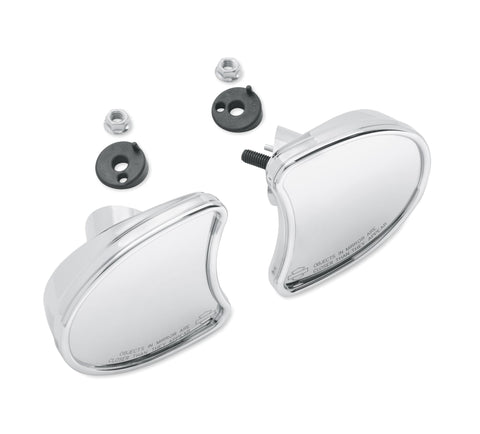 Harley Davidson 56000077 Chrome Fairing Mount Mirrors KIT-MIRROR,FAIRING,CHROME