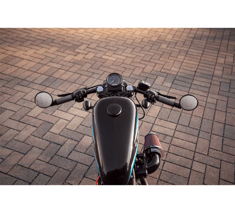 Harley-Davidson 56000134A Runder Lenkerendenspiegel, links