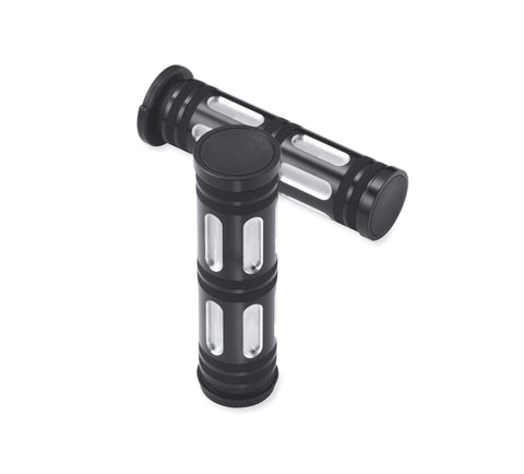 Harley Davidson 57457-10 Edge Cut Hand Grips KIT-GRIPS,ETC,EDGE CUT,BLK