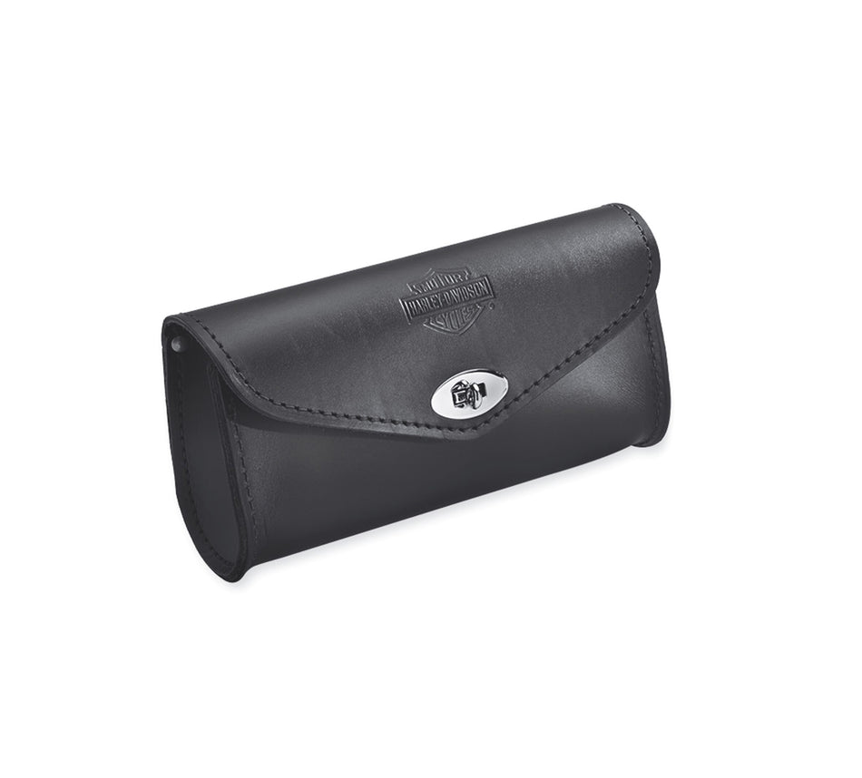 Harley Davidson 58308-95 Bar & Shield Leather Windshield Bag POUCH,W'SHIELD