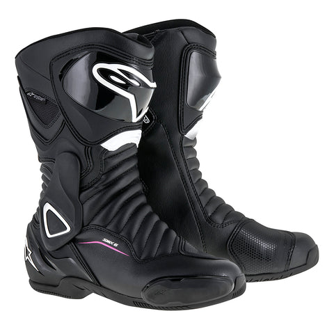 Alpinestars Stella SMX 6 v2 Stiefel Drystar Schwarz Weiß &amp; Fuchsia 22431171239