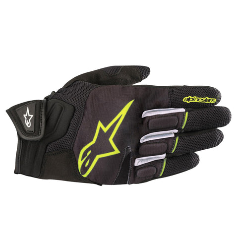 Alpinestars Atom Handschuhe Schwarz &amp; Gelb Fluo 3574018155