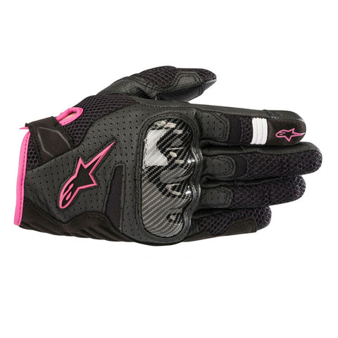 Alpinestars Stella SMX-1 Air v2 Handschuhe Schwarz &amp; Fuchsia 35905181039