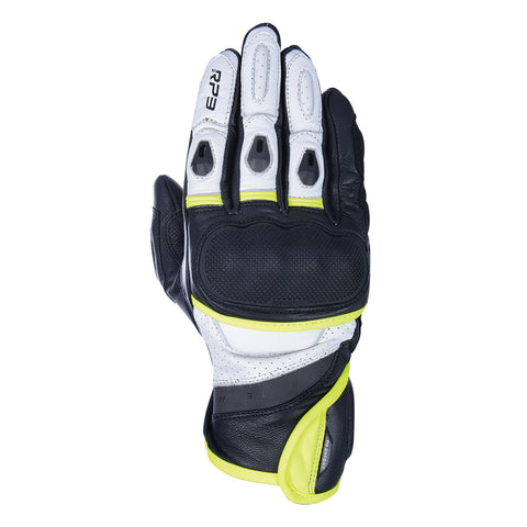 Oxford GM183204  RP-3 2.0 Short Sports Gloves Black White & Fluo