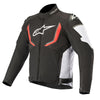 Alpinestars T-GP R v2 wasserdichte Jacke Schwarz Weiß & Rot 3205619123