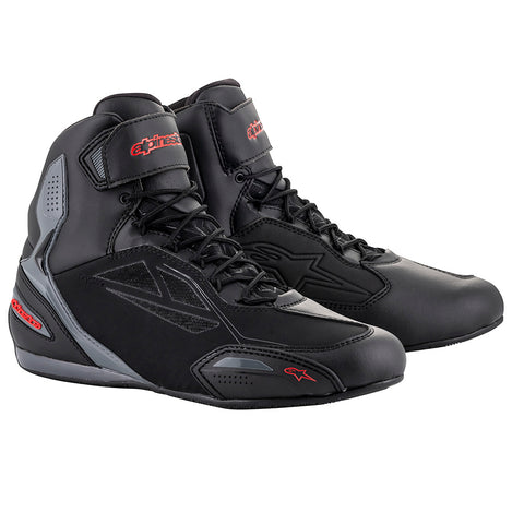 Alpinestars Faster 3 Drystar Schuhe Schwarz Grau &amp; Rot 25407191314