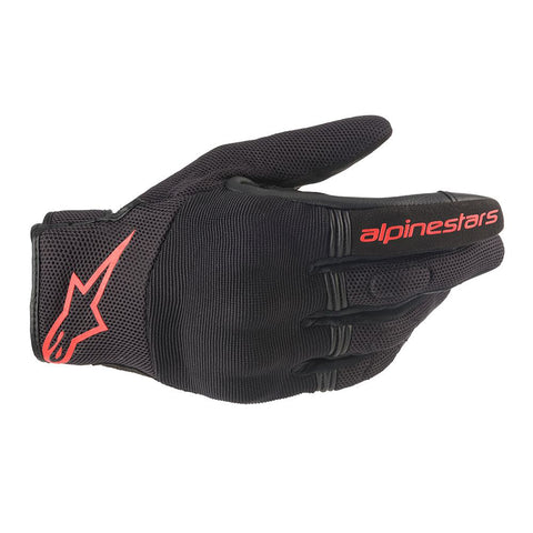 Alpinestars Copper Handschuhe Schwarz &amp; Rot Fluo 35684201030