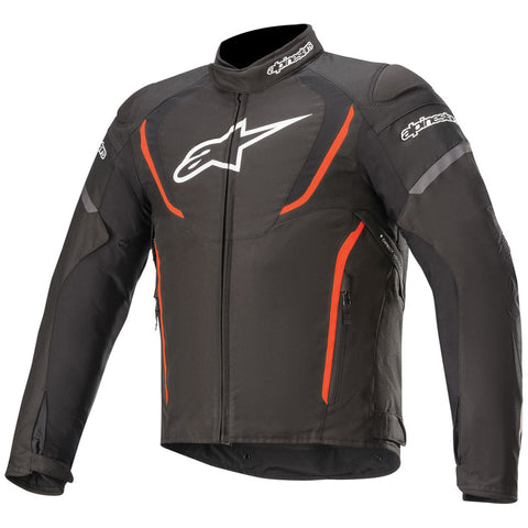 Alpinestars T-Jaws v3 wasserdichte Jacke Schwarz &amp; Rot Fluo 32010201030