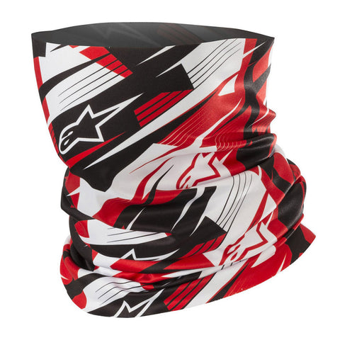 Blurred Neck Tube Schwarz W/Rot 4759019123