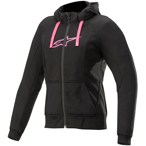 Alpinestars Stella Chrome Sport Hoodie Schwarz Fuchsia 42109201039