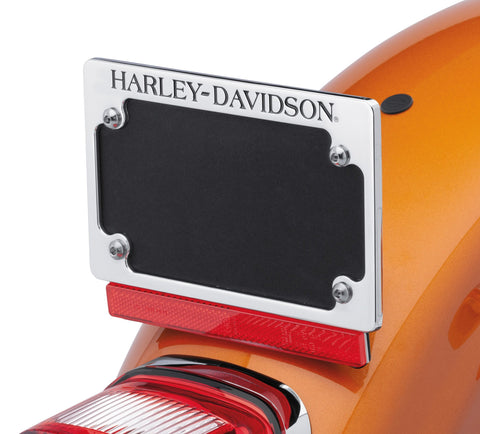 Harley Davidson 60051-01 HD Nummernschildrahmen-KIT, Nummernschildrahmen, 4x7