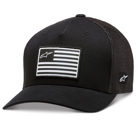 Snapback-Mütze mit Flagge Schwarz Schwarz 1211810131010