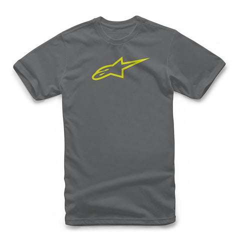 Alpinestars Ageless Classic T-Shirt Anthrazit Hi Vis Gelb 1032720301855S