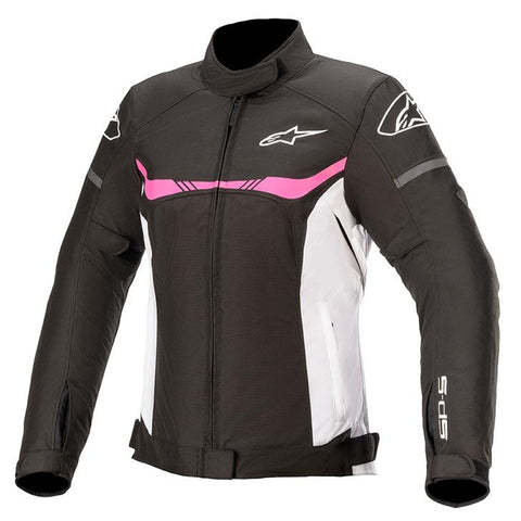 Alpinestars Stella T-SPS wasserdichte Jacke Schwarz/Weiß/Fuchsia 32101201239