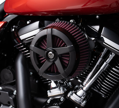Harley Davidson 61301362 Screamin' Eagle Extreme Center-Bolt Ansaugdeckel Screaming, AIRBOX, RUND, SCHWARZ