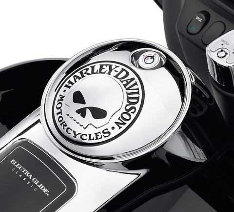 Harley Davidson 61374-04 Willie G Skull Tankkonsolentür-KIT, KONSOLENTÜR, SKULL