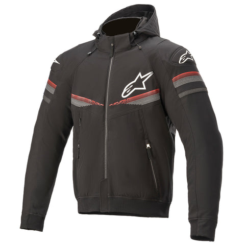 Alpinestars Sektor v2 Tech Hoodie schwarz leuchtend rot 42005201303