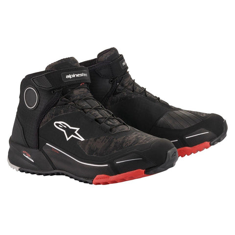 Alpinestars CR-X Drystar Reitschuhe Schwarz Camo Rot 2611820993