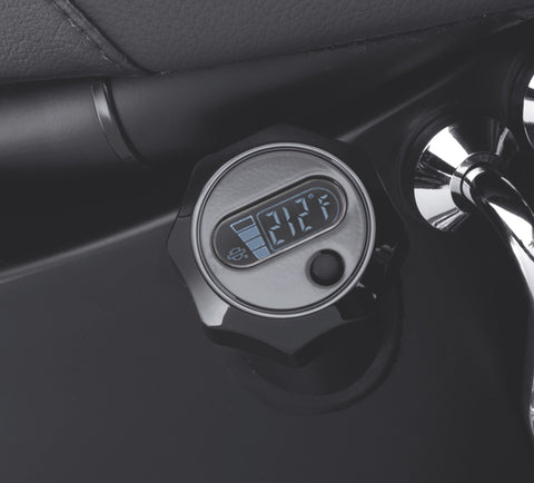 Harley Davidson 63055-09A Ölmessstab für Ölstand und Temperatur mit beleuchteter LCD-Anzeige STECKER/PEILSTAB, ÖLEINFÜLLSTOFF, X