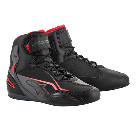 Alpinestars Faster 3 Schuhe Schwarz Grau &amp; Rot 25102191314