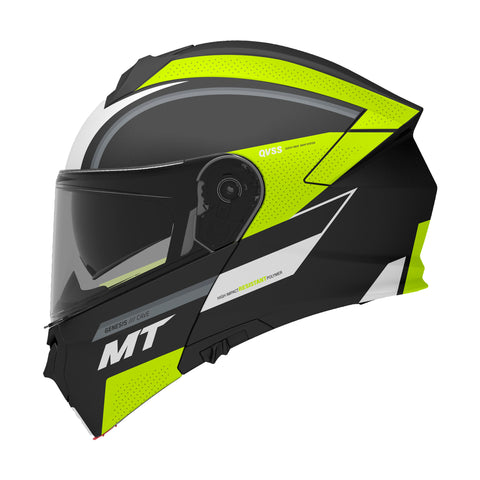 MT Genesis SV Cave A3 Matt Black Fluo Yell MT Helmets M1347A61033