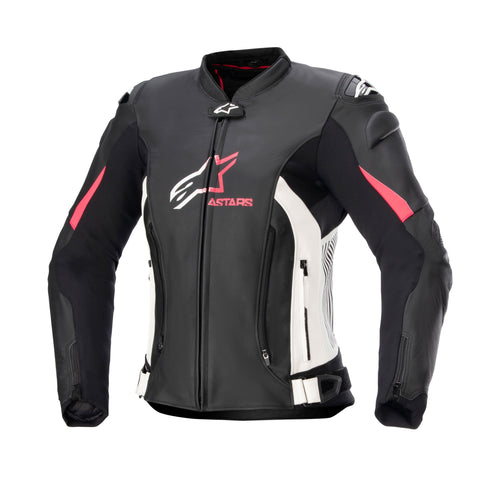Alpinestars Stella GP Plus V4 Lederjacke Schwarz/W/Diva Pink 31105241832