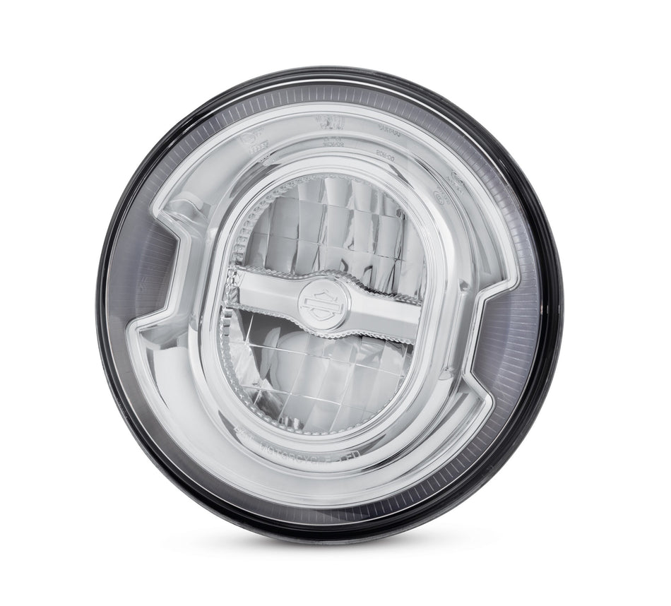 Harley-Davidson 67700353A 7 in Daymaker Signature Reflector LED Headlamp Chrome
