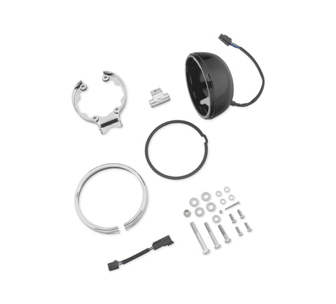 Harley Davidson 67700455 5-3/4 in. LED Headlamp Housing Kit KIT,HDLT,BUCKET ASSY,5-75IN,BL