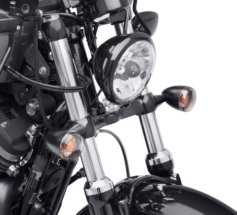 Harley Davidson 67800452 Blinker-Umbausatz vorne KIT-BLINKERVERLEGUNG, SCHWARZ