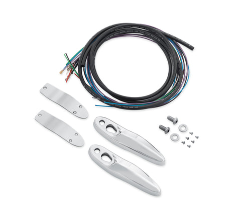 Harley-Davidson 67800802A Blinker-/Kennzeichenverlegungssatz hinten, Chrom