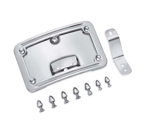 Harley Davidson 67900007 Curved License Plate Frame KIT-BRACKET,LIC'SE PLT,CRV,CHR