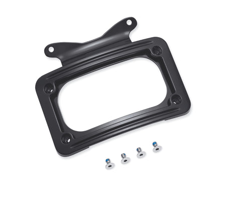 Harley Davidson 67900058 Curved License Plate Frame KIT-BRACKET,LIC'SE PLT,CRV,BLK