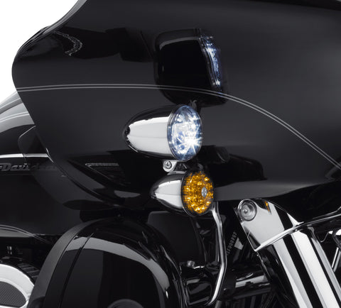 Harley Davidson 68000183 Road Glide LED-Nebelscheinwerfer-Montagesatz – Chrom-KIT, LEDAUX NEBEL, CHROM