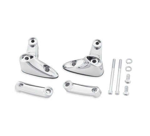 Harley Davidson 68000183 Road Glide LED Fog Lamp Mount Kit - Chrome KIT,L.E.D.AUX FOG,CHROME