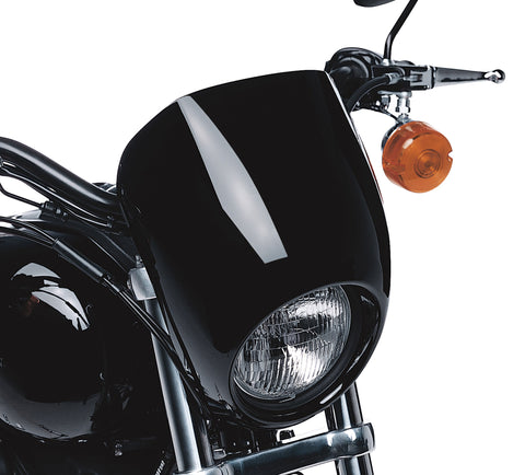 Harley Davidson 68129-98DH Color-Matched Headlamp Visor HEADLAMP VISOR, VIVID BLACK