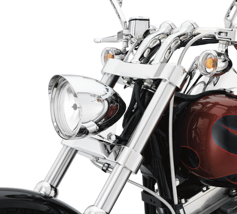 Harley Davidson 68595-06 Bullet-Scheinwerfer-Montagesystem, Montagekit, kurz, H'LAMP, Billet