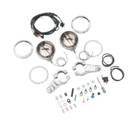 Harley Davidson 68605-08A Auxiliary Lighting Kit KIT-AUX LAMP,49MM/DYNA