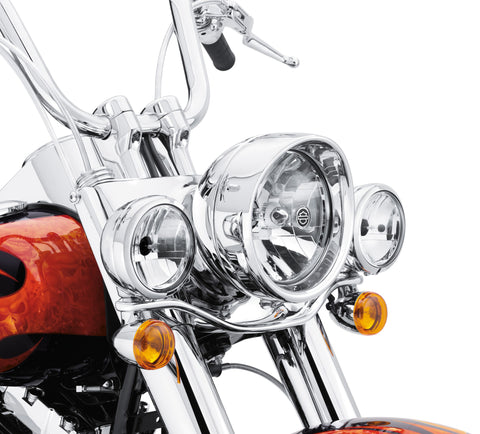 Harley Davidson 68669-05A Deluxe Auxiliary Lighting KIT-PASS/DRCTNL LAMP,DLX,FLSTF/DOM