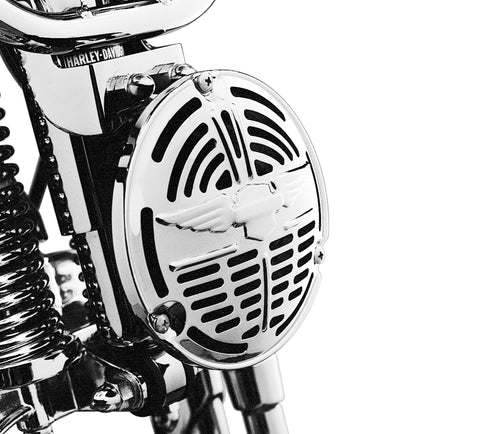 Harley Davidson 69036-88A Klassische Hupe, Chrom-Hupen-Set, FXSTS