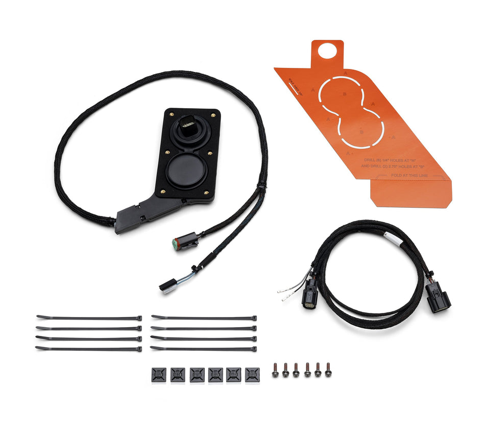 Harley Davidson 69203434 Rockford Fosgate Sekundär-Subwoofer-Audio-KIT, HARN/WRG, INSTALLATION, DUAL-SUB-WOOFER