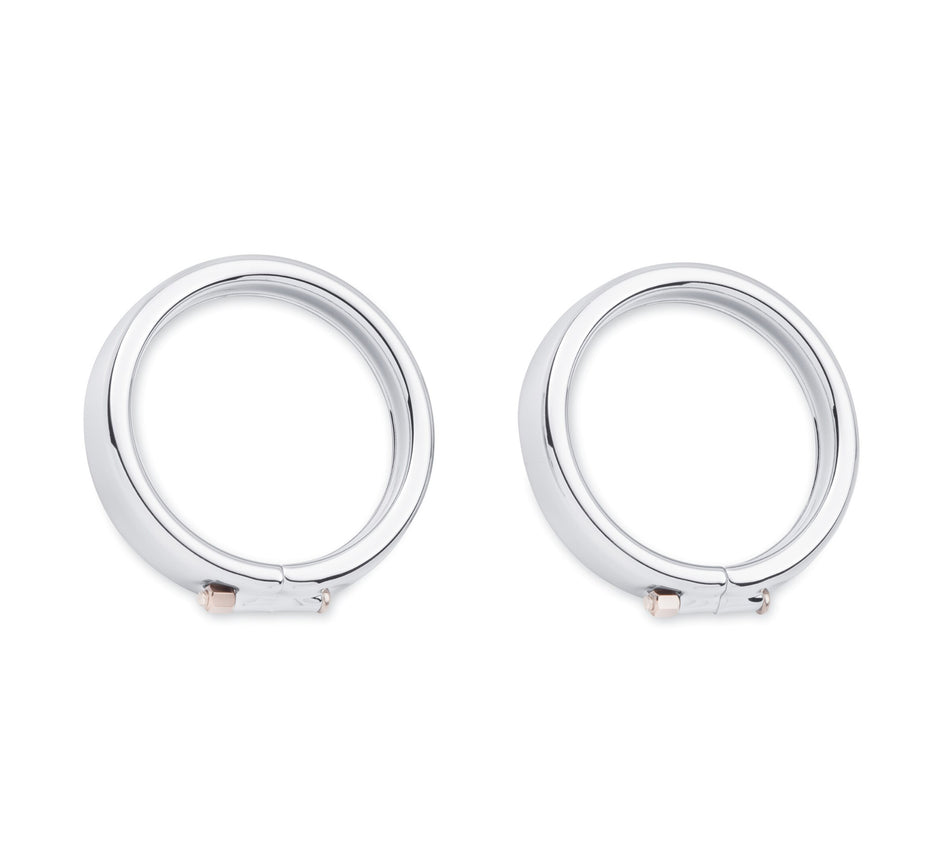 Harley Davidson 69740-01 Turn Signal Trim Ring Kit TURN SIGNAL TRIM RING, FRENCHE