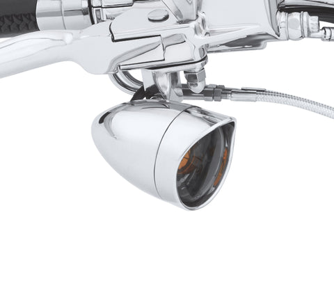 Harley Davidson 69758-05 Frontblinker-Visier-Kit BULLET T/S LINSE MIT VISIER, VORNE