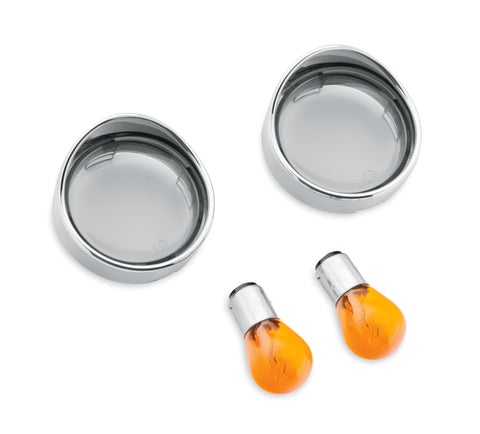 Harley Davidson 69759-05 Blinker-Visier-Kit hinten BULLET T/S LINSE MIT VISIER, HINTEN