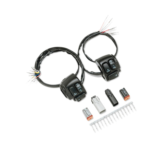 Harley Davidson 70239-07 Handlebar Switch Control Kit KIT-CONTROLS,H'BAR/BLACK,SFTL/