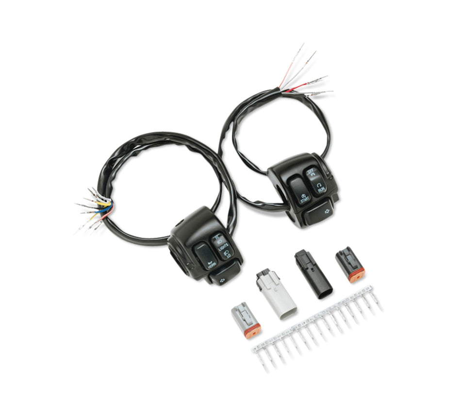 Harley Davidson 70239-07 Handlebar Switch Control Kit KIT-CONTROLS,H'BAR/BLACK,SFTL/
