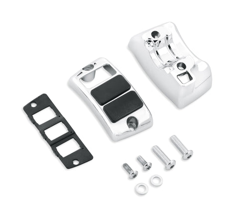 Harley Davidson 70255-02B Chrome Auxiliary Accessory Switch Housing Kit KIT-HOUSING,RH/AUX ACY/CHRM